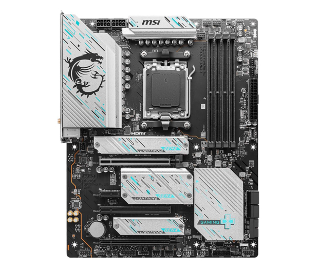 MSI Płyta główna X670E GAMING PLUS WIFI AM5 4DDR5 HDMI ATX - 1242565 - zdjęcie 3